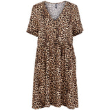 PIECES PIECES dame kjole PCNYA Dress Black Leopard