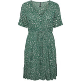 PIECES PIECES dame kjole PCNYA Dress Verdant Green Splash