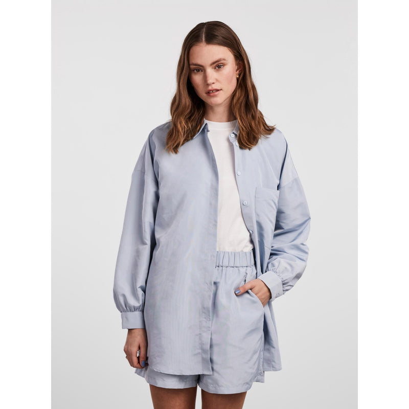 PIECES PIECES dame skjorte PCALINA Shirt Kentucky blue