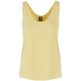 PIECES PIECES dame top PCKAMALA Tanktop pale banana