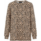PIECES PIECES dame trøje PCSUNDAY Shirt Leopard