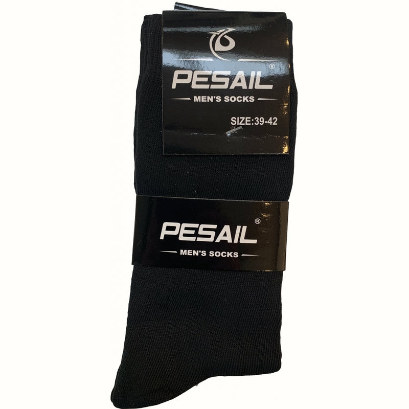 Tex-Time Pesail herre 3pak sokker Socks Black