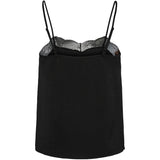 PIECES Pieces dame PCTIFFANY STRAP LACE TOP NOOS BC Top Black