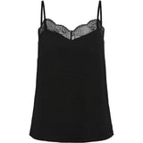 PIECES Pieces dame PCTIFFANY STRAP LACE TOP NOOS BC Top Black