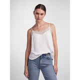 PIECES Pieces dame PCTIFFANY STRAP LACE TOP NOOS BC Top Cloud Dancer