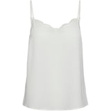 PIECES Pieces dame PCTIFFANY STRAP LACE TOP NOOS BC Top Cloud Dancer