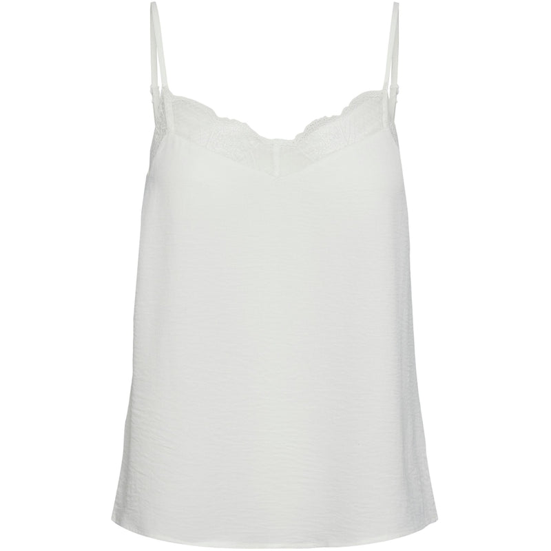 PIECES Pieces dame PCTIFFANY STRAP LACE TOP NOOS BC Top Cloud Dancer