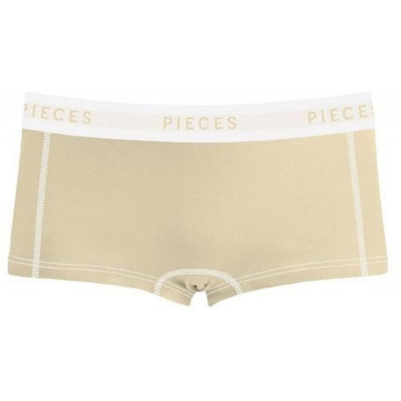 Pieces dame hipsters PCLOGO Lady - Almond Buff