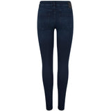 PIECES Pieces dame jeans PCDELLY Restudsalg Dark Blue