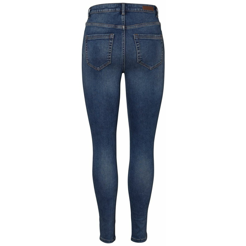 PIECES Pieces dame jeans PCHIGHFIVE Restudsalg Medium Blue
