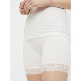 PIECES Pieces dame shorts PCKIKI LACE Shorts Bright White