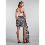 PIECES Pieces dame shorts PCSIZE Restudsalg Bright White Black Zebra