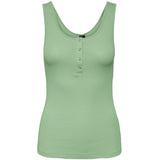 PIECES Pieces dame top PCKITTE Top Quiet Green