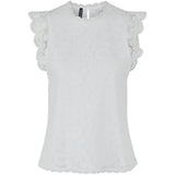 PIECES Pieces dame top PCOLLINE Top Cloud Dancer