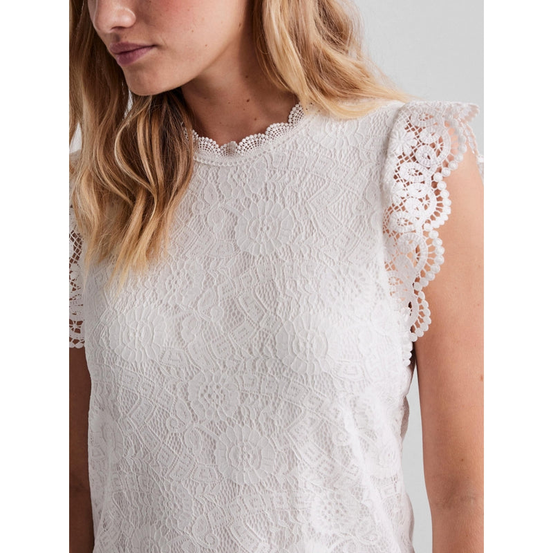 PIECES Pieces dame top PCOLLINE Top Cloud Dancer