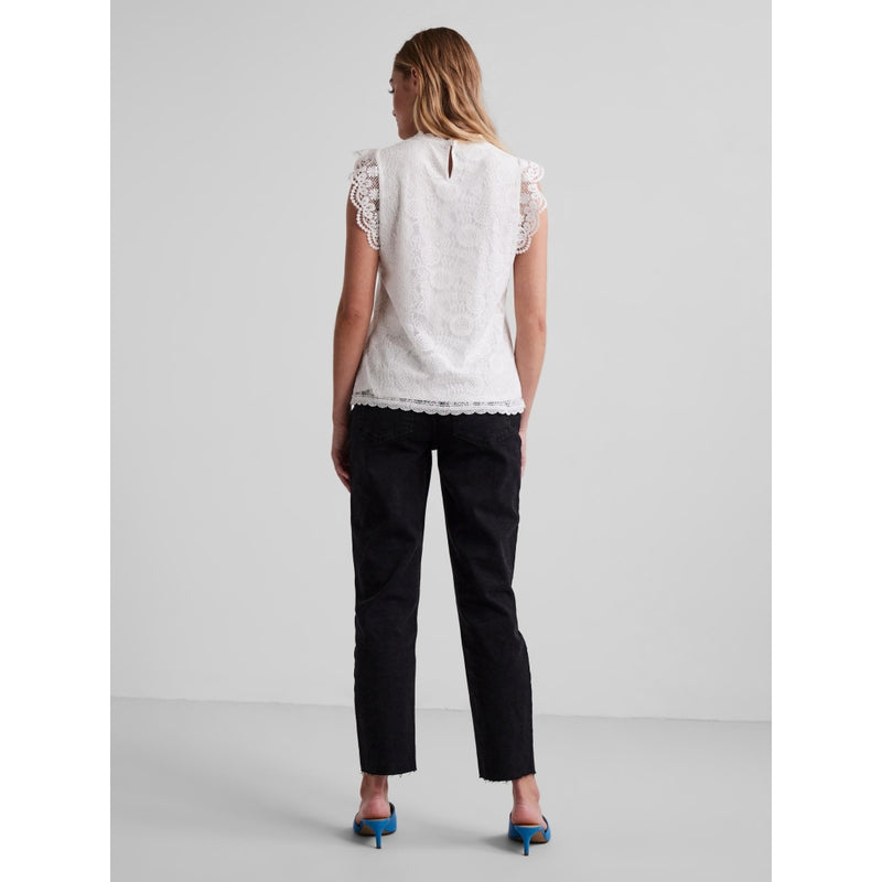 PIECES Pieces dame top PCOLLINE Top Cloud Dancer
