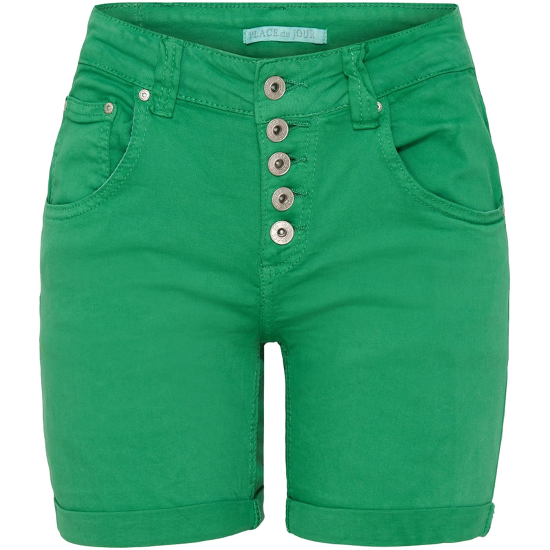 Place du Jour Place du Jour dame shorts 1220 Shorts Green