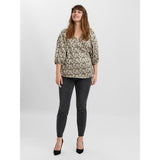 Vero Moda Curve Vero Moda Curve dame bluse VMMINTI Restudsalg Birch