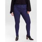 Vero Moda Curve Vero Moda Curve dame jeans VMMASJA Restudsalg Navy Blazer