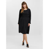 Vero Moda Curve Vero Moda curve dame kjole VMTERRY Restudsalg Black
