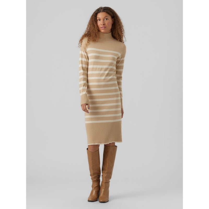 Vero Moda Vero Moda dame kjole VMHAPPINESS Restudsalg Irish Cream W. BIRCH
