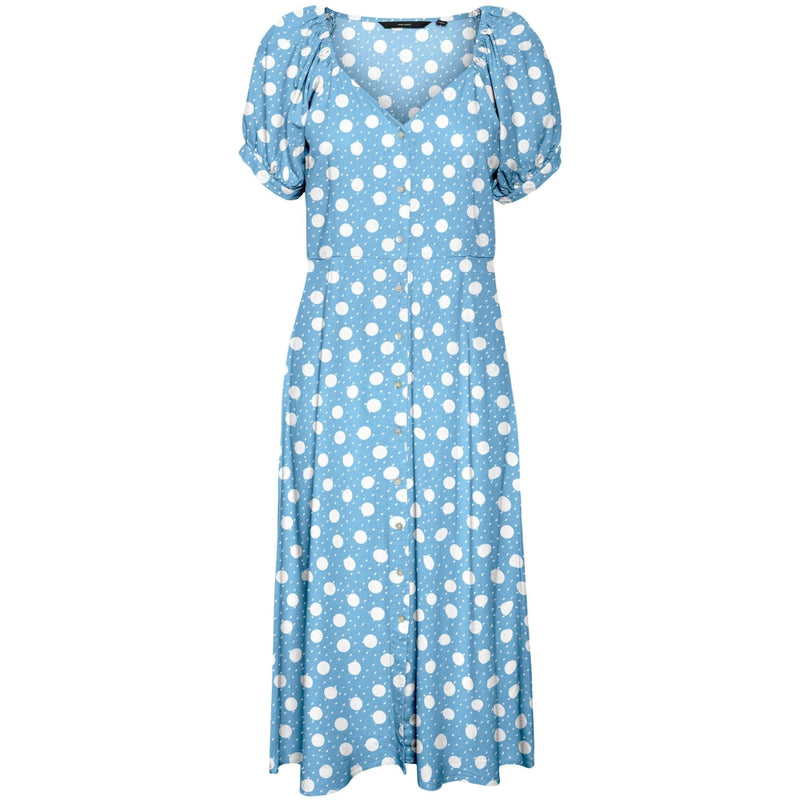 Vero Moda Vero Moda dame kjole VMJESMILO Dress Blue Bell Snow White Dots