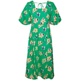 Vero Moda Vero Moda dame kjole VMLIVA Dress Bright Green Big Flower