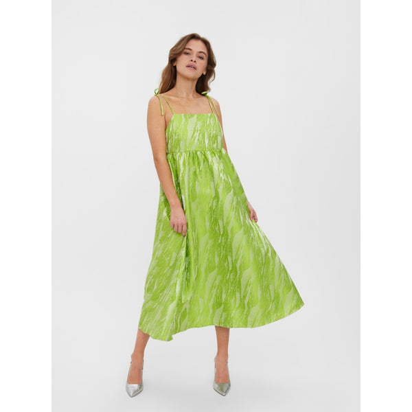 Moda dame kjole - Bright Chartreuse