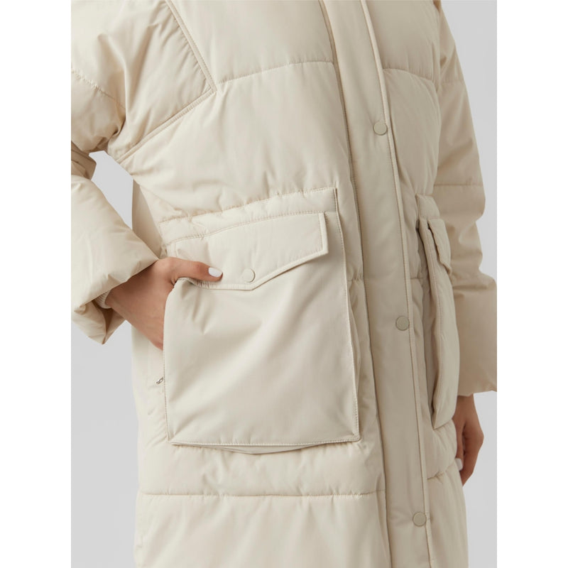 Vero Moda Vero Moda dame oversize jakke VMELANOR Jacket Oatmeal