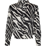 Vero Moda Vero Moda dame skjorte VMALASKA Restudsalg Snow White Zebra