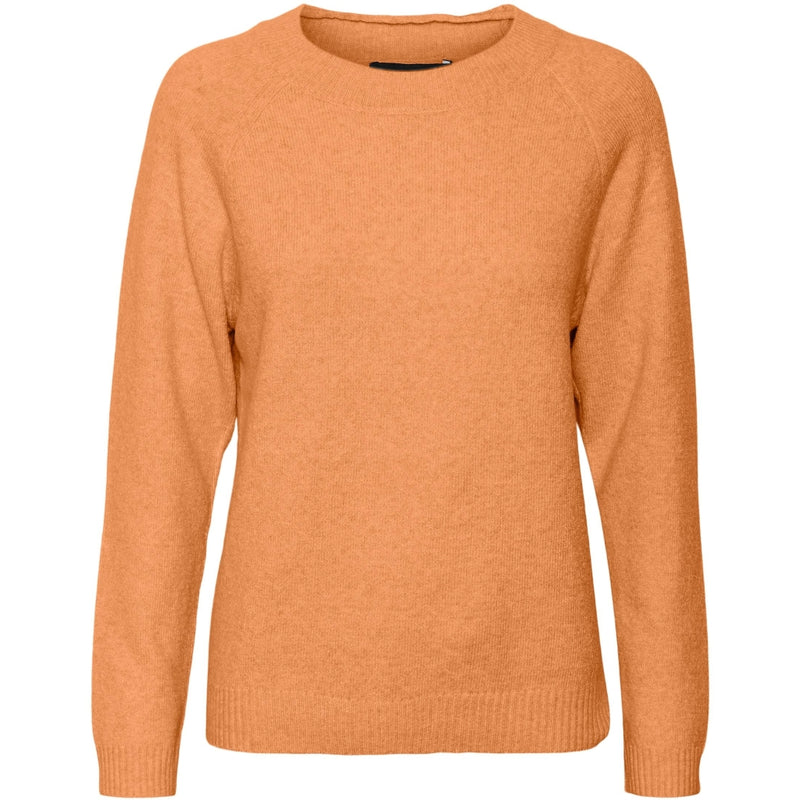 Vero Moda Vero Moda dame strik VMDOFFY Knit Mock Orange Melange