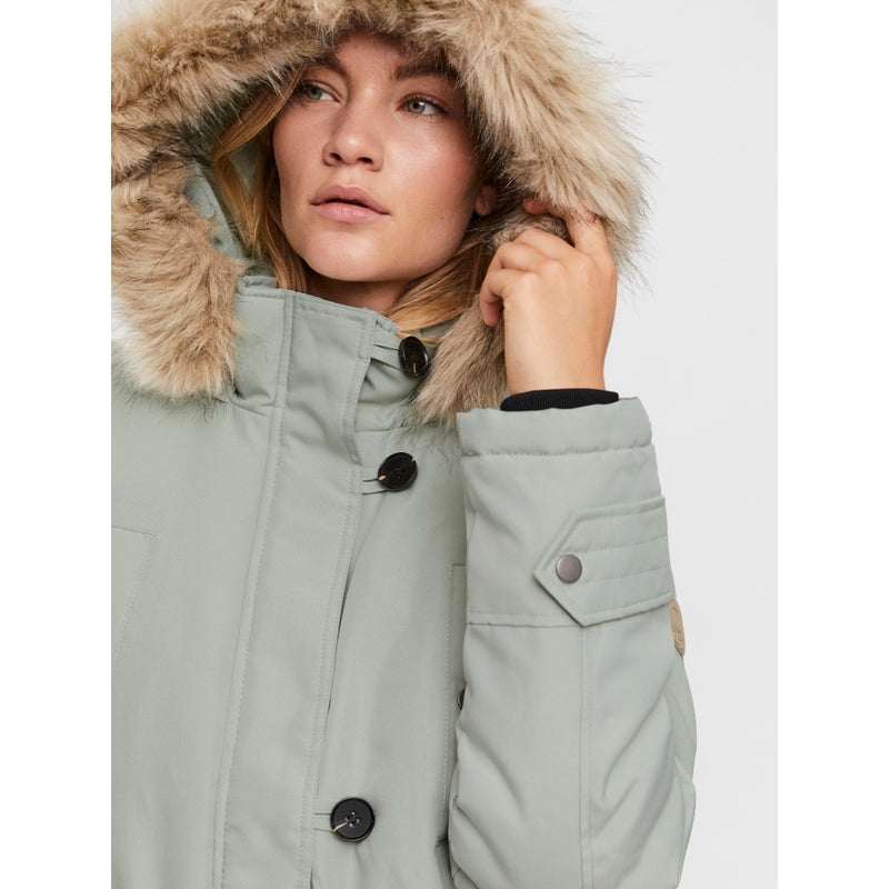 Vero Moda Vero Moda dame vinterjakke VMEXCURSIONEXPEDITION Jacket Mineral Gray