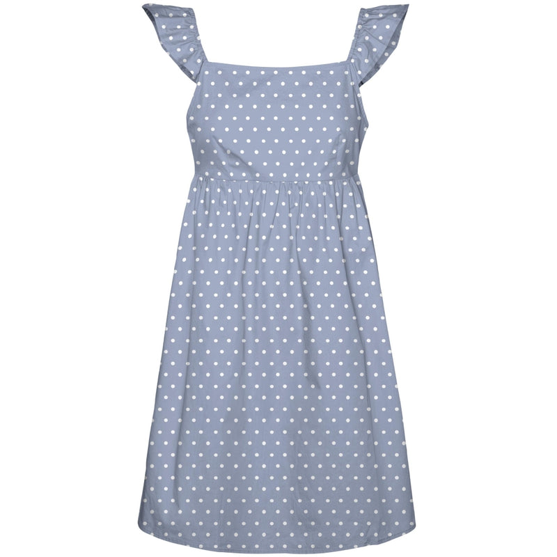 Vero Moda Vero Moda kjole VMSOPHIE Dress Kentucky Blue WHITE DOTS